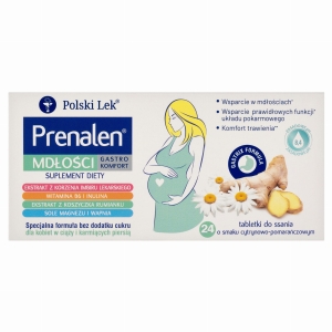 Prenalen Mdłości Gastro Komfort tabl. x 24
