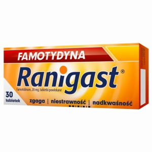 Famotydyna Ranigast tabl.powl. 20mg x 30