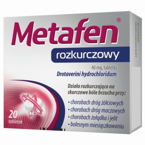 Metafen rozkurczowy tabl.  40mg x 20