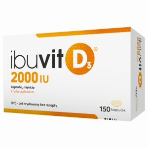 Ibuvit D3 2000 IU kaps.miękkie  x 150