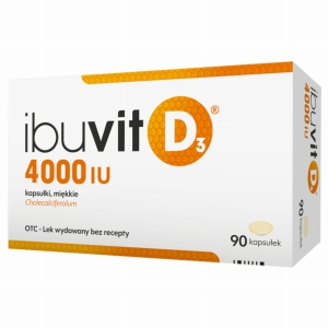 Ibuvit D3 4000 IU kaps.miękkie  x 90