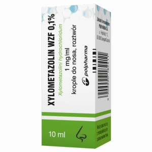 Xylometazolin WZF 0.1% krople d/nosa 10ml