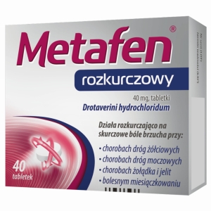 Metafen rozkurczowy tabl.  40mg x 40