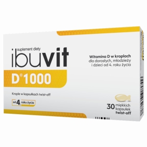 Ibuvit D 1000 Krople w kaps.twist-off x 30