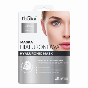 L'biotica Maska hialuronowa na tkaninie - nawilża i uelastycznia 23ml