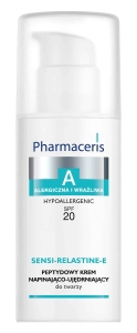 PHARMACERIS A SENSI-RELASTINE-E Peptydowy krem napinająco-ujędrniający SPF 20 - 50 ml