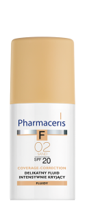 PHARMACERIS F COVERAGE-CORRECTION Fluid Intensywnie Kryjący 02 SAND SPF 20 - 30 ml