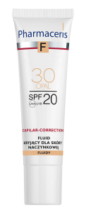 PHARMACERIS F CAPILAR-CORRECTION Fluid Kryjący Dla Skóry Naczynkowej OPAL 30 SPF20 - 30 ml