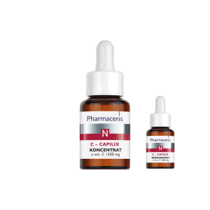 PHARMACERIS N C-CAPILIX Koncentrat z wit. C 1200 mg Dla Skóry Naczynkowej - 30 ml
