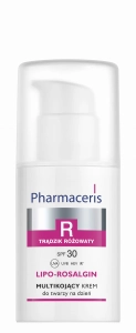 PHARMACERIS R LIPO-ROSALGIN Multikojący Krem Do Twarzy Na Dzień SPF30 - 30 ml