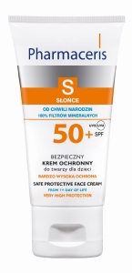 PHARMACERIS S DERMOPEDIATRIC Bezpieczny Krem Ochronny Dla Dzieci SPF 50+ - 50ml