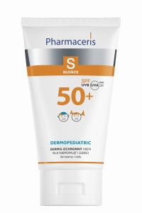 PHARMACERIS S DERMOPEDIATRIC Dermo-ochronny krem do twarzy i ciała dla niemowląt i dzieci SPF 50+ - 125ml