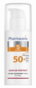 PHARMACERIS S CAPILAR PROTECT Ultra ochronny krem dla skóry naczynkowej i z trądzikiem różowatym SPF 50+ - 50ml
