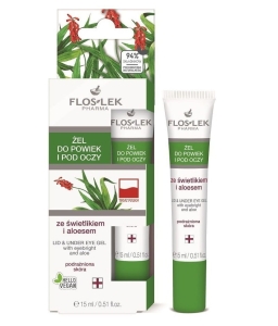 Floslek Żel do powiek i pod oczy ze świetlikiem i aloesem 15ml