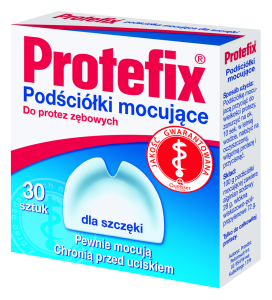 PROTEFIX Podściółki Mocujące Do Protez  Dla Szczęki - 30 sztuk