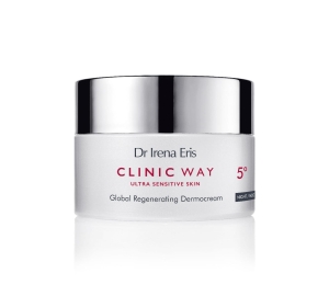 DR IRENA ERIS CLINIC WAY Dermokrem 5° Na Noc (70+) Globalnie Regenerujący Do Twarzy i Pod Oczy - 50 ml