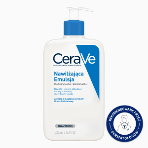CERAVE Nawilżająca Emulsja Do Twarzy I Ciała Do Skóry Suchej - 473ml