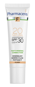 PHARMACERIS F MATT-MINERAL-CORRECTION Mineralny Dermo-Fluid Matujący SPF 30 NATURAL 20 - 30 ml