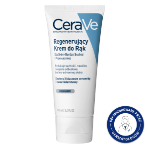 CERAVE Regenerujący Krem Do Rąk Z Ceramidami Dla Skóry Suchej I Bardzo Suchej - 100ml