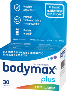 BODYMAX PLUS Witaminy Minerały Odporność - 30 tabletek