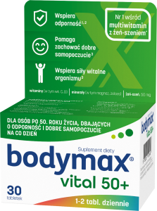 BODYMAX VITAL 50+ Suplement Diety - 30 tabletek