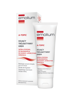 EMOLIUM A-TOPIC Kojący Trójaktywny Krem Skóra Atopowa - 50ml