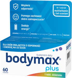 BODYMAX PLUS Witaminy Minerały Odporność - 60 tabletek