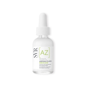 SVR SEBIACLEAR AMPOULE FLASH Skoncentrowane Serum Działające Na Wszystkich Poziomach Procesu Zapalnego Trądziku - 30ml