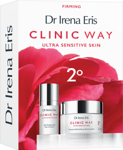 DR IRENA ERIS CLINIC WAY 2° Zestaw (Dermokrem intensywnie rewitalizujący SPF 20 - 50ml + 1°+2° Dermokrem pod oczy redukujący objawy zmęczenia - 15ml)