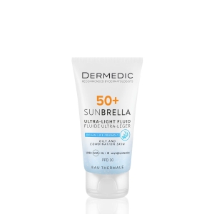 DERMEDIC SUNBRELLA  Ultralekki Krem Ochronny SPF50+ Dla Skóry Tłustej i Mieszanej - 40ml