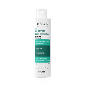 VICHY DERCOS Oil Correct Szampon Do Przetłuszczających Się Włosów - 200ml