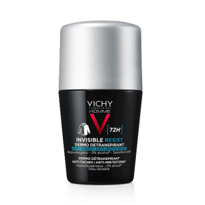 VICHY HOMME INVISIBLE RESIST [72h] Antyperspirant Roll-On Przeciw Śladom - 50ml
