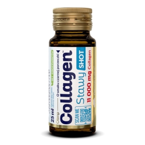 Olimp Labs Collagen Stawy Shot 11 000 mg suplement diety Czarna Porzeczka 25ml