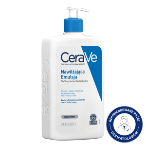 CERAVE Nawilżająca Emulsja Do Twarzy I Ciała Do Skóry Suchej - 1000ml