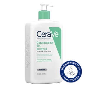 CERAVE Oczyszczający Żel Do Mycia Skóry Normalnej I Tłustej - 1000ml