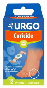 URGO CORICIDE Plastry z ASA Na Odciski 12 szt