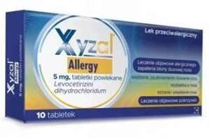 Xyzal Allergy 5mg, tabletki powlekane - 10 szt.