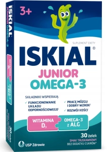 Iskial Junior Omega-3 sm.trusk. żelki x 30
