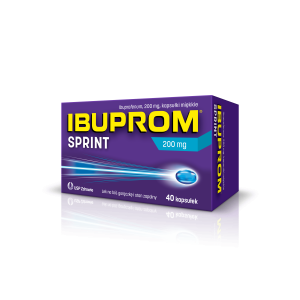 Ibuprom Sprint 200mg, kapsułki miękkie - 40 szt.