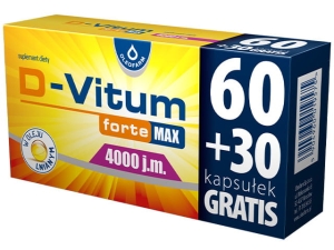D-Vitum Forte Max 4000 j.m. 90 kaps.