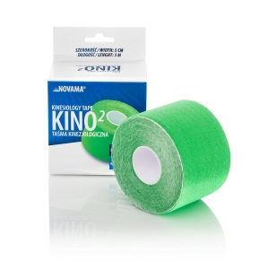 Taśma kinesiology NOVAMA KINO2 5cm/5m ziel