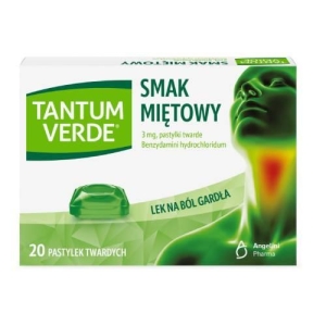 Tantum Verde smak miętowy pastylki x 20