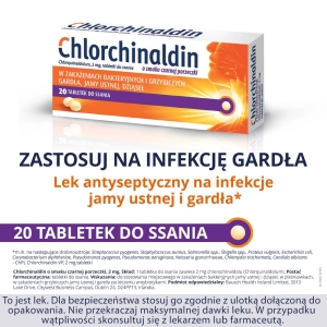 Chlorchinaldin  czarn. porzecz. tabl.x 20