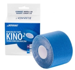 Taśma kinesiology NOVAMA KINO2 5cm/5m nieb