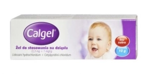 Calgel żel n/dziąsła,ząbkowan.  10g( tuba)