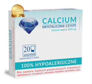 Calcium Krystalicznie Czyste 100% hypoaler