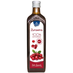 Sok z owoców żurawin Zuravital 490ml