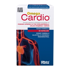 Omega Cardio+czosnek  kaps. x 60