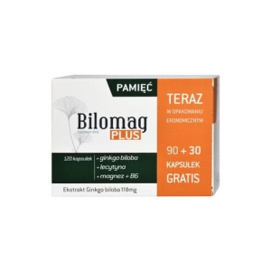 Bilomag Plus kapsułki x 90 + 30 kaps.