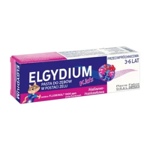ELGYDIUM KIDS MALINOWO - TRUSKAWKOWA PASTA DO ZĘBÓW DLA DZIECI 3-6 LAT - 50 ml